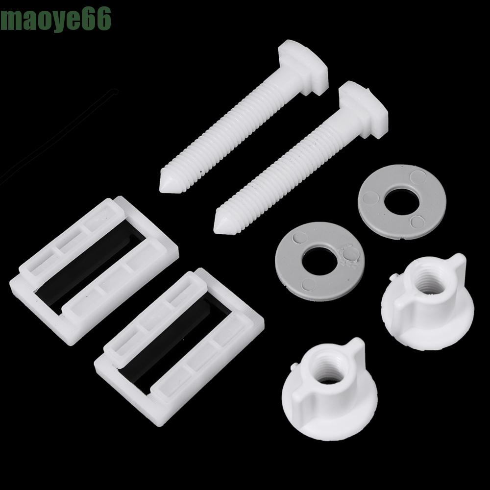 MAOYE Toilet Seats Fitting Hinges DIY Replacement Parts for Toilet Lid