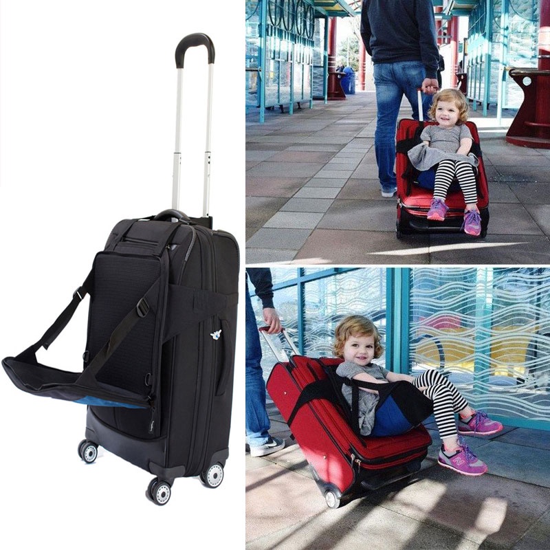 Portable Travel Seat Child Carrier For Luggage Trolley Children's