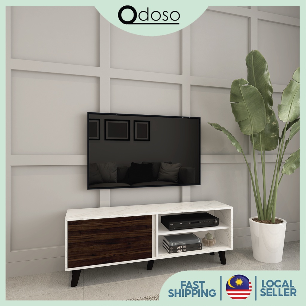 (BUATAN MALAYSIA) ODOSO HP074 4/5/6ft TV Cabinet TV Bench Modern TV ...