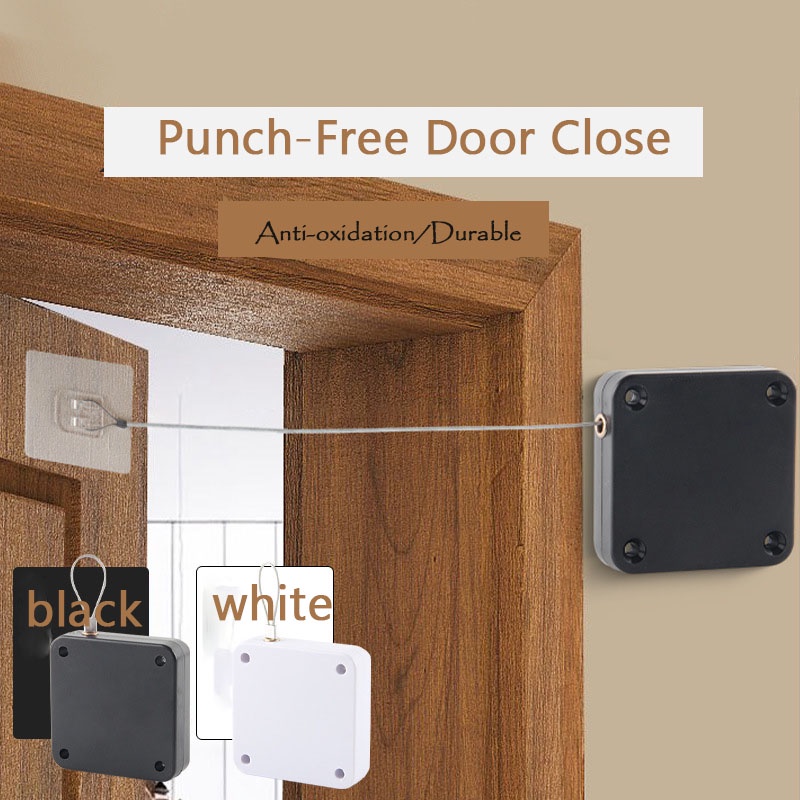 Automatic Door Closer High Quality Soft Adjustable Wire Rope Punch-Free ...