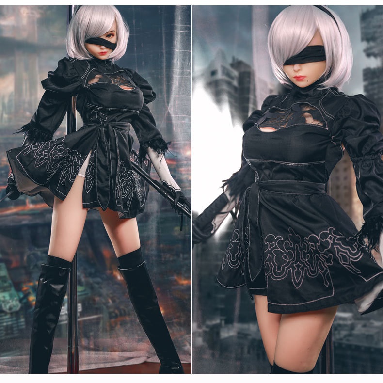 Women Clothes Nier Automata Yorha 2B Dress Suit Anime Women Dresses ...