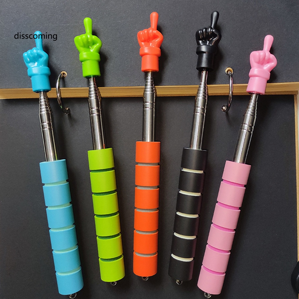 SL| Finger Pointer Stick Retractable Handle Finger Reading Stick ...