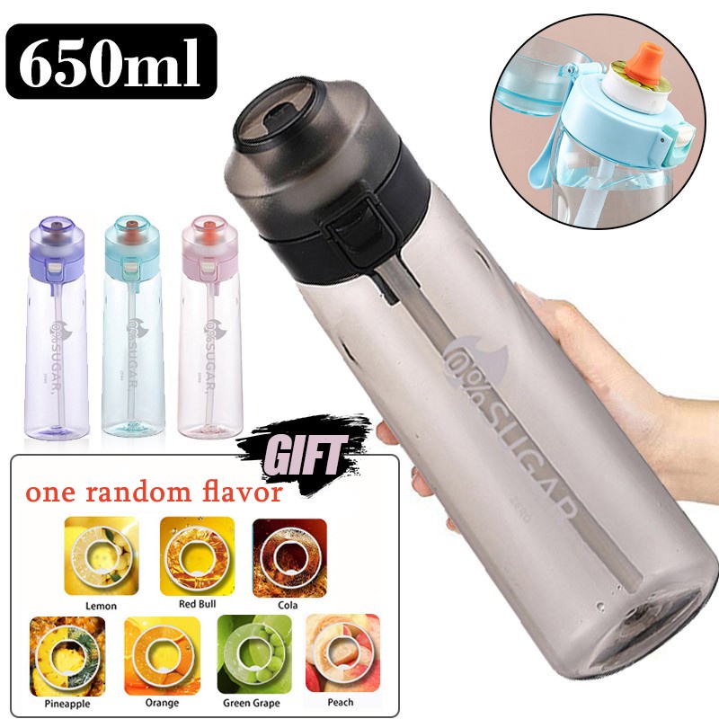 650ML BPA Free Flavored Sports Air Avex Water Bottle Starter Set