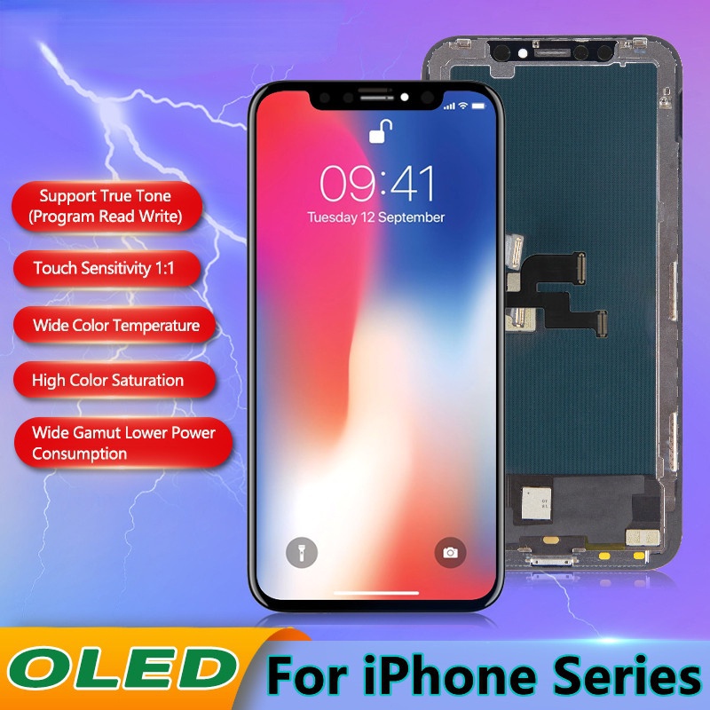 LCD Screen Digitizer 100 Premium Quality OLED OEM Display For iphone X XS MAX XR 11 Pro 12 Mini