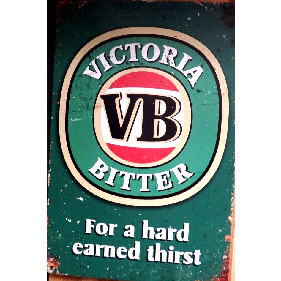 VB VICTORIA BITTER Metal Signs 20X30 Cm Shed Vintage Garage Bar Man
