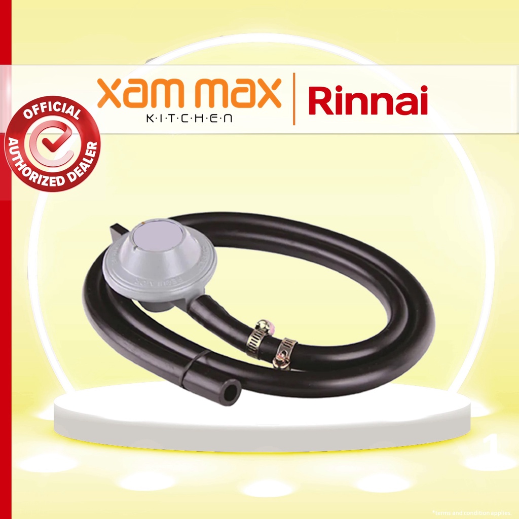 Rinnai LP2010 L.P.G Low Pressure Gas Regulator / Gas Hose / Gas