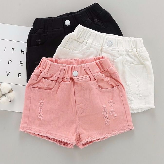 [70150CM]Baby Girl Denim Shorts Kids Short Pants Soft Fashion Summer