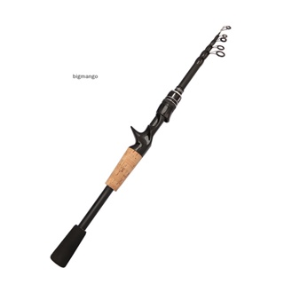 bigmango 1.5m/1.8m/2.1m/2.4m Spinning Fishing Rod Portable Telescopic Casg  Rod Carp Rod Lure Bass Fishing Pole for Freshwater Fishing BGO
