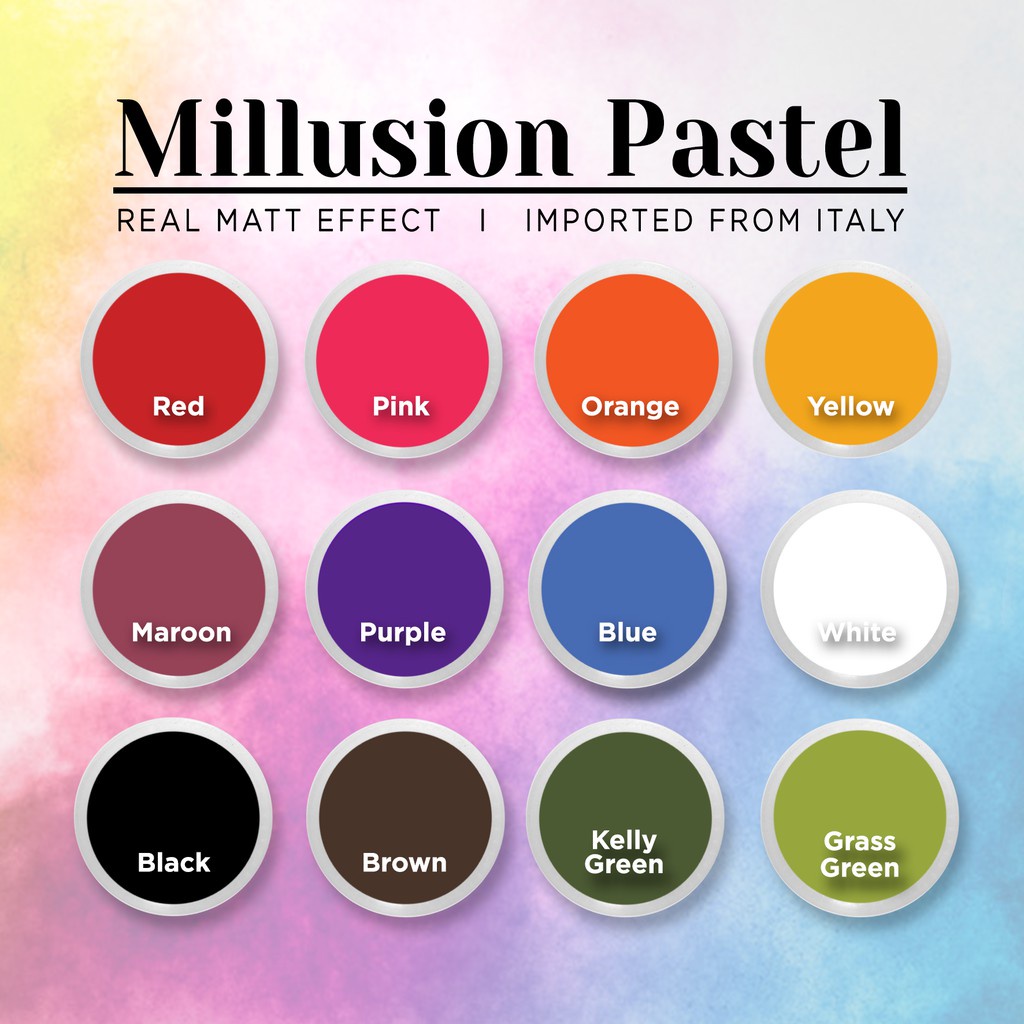 [Petite Houz] Pastel Dust Real Matt Food Color Edible Halal Color Dust Powder Food Coloring