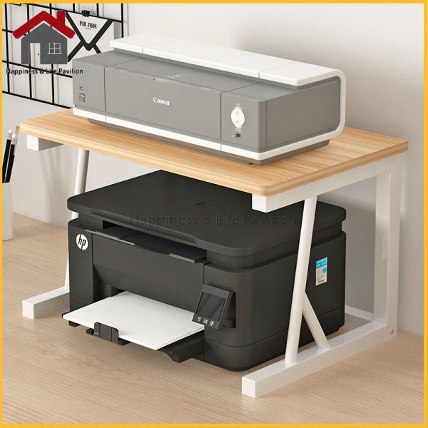 Printer Shelf Desktop Small DoubleLayer Multifunctional Mainframe