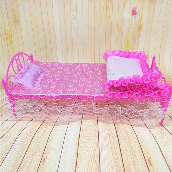 Barbie Doll Double Bed Princess Bed Bunk Bed Cute Girl Children Play