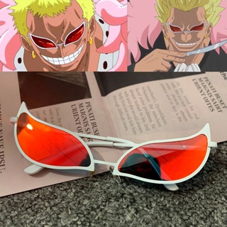Donquixote Doflamingo Cosplay Glasses Anime Pvc Sunglasses