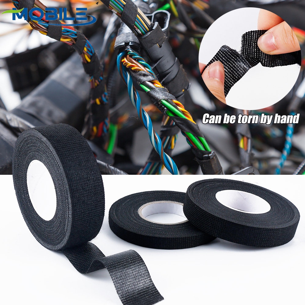 Heatresistant Adhesive Cloth Fabric Tape / Car Cable Tape Harness