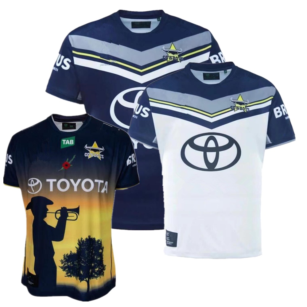 2023 2024 Australia cowboys ANZAC rugby Jersey Home away Rugby shirt
