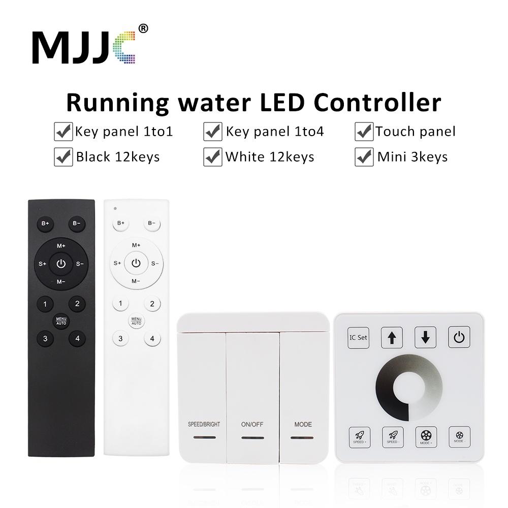thumbnail image 2 of WS2811 COB Running Water Flowing LED Strip Light With Wireless Remote - 24V - Indoor/Outdoor 2 of 6