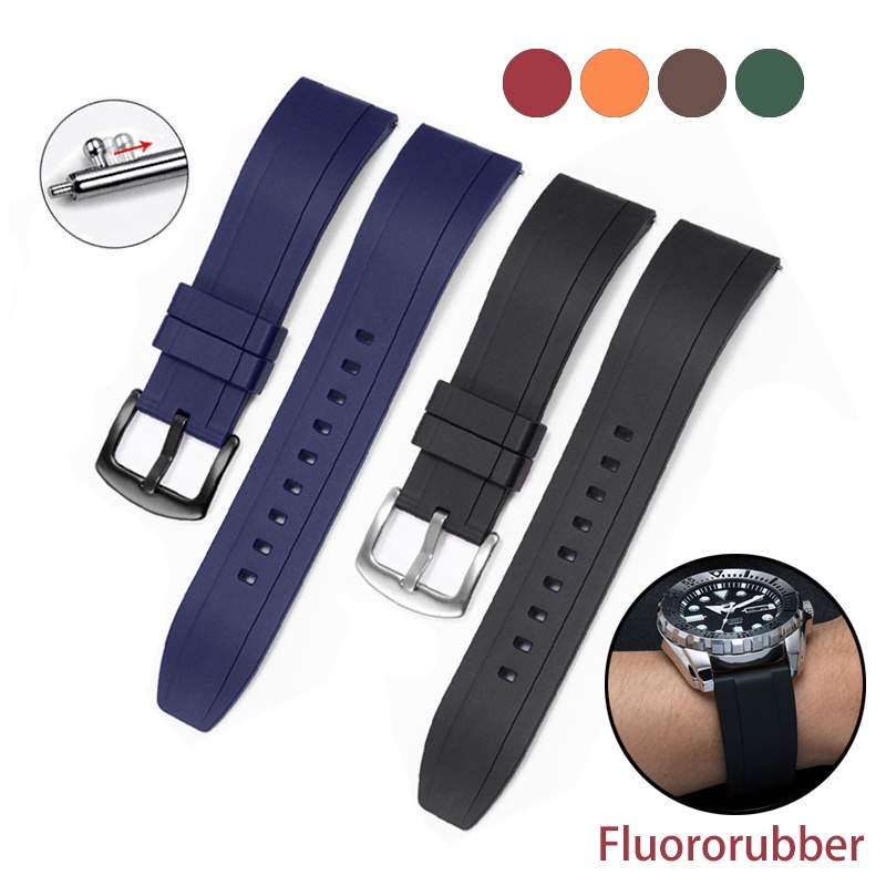 Rubber Watch Band Quick Release Soft Silicone Bracelet for Rolex Sport Waterproof Watch Strap for Seiko 18mm 20mm 22mm 24mm Shopee Malaysia