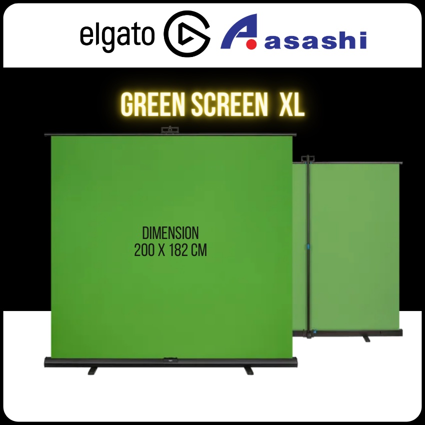 ELGATO Green Screen Collapsible Chroma Key Panel for Background