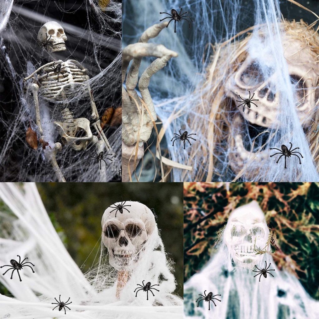 Spider Web Cobweb Prop Home Bar Party Supply Halloween Festival Decor ...