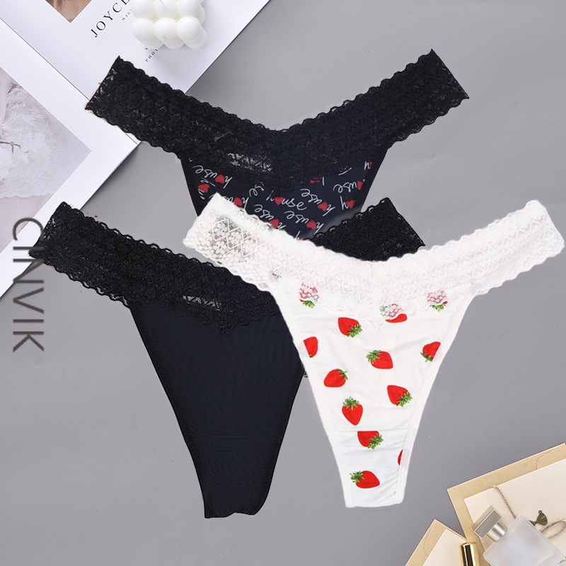 Women's Low Rise Underwear Sexy Breathable Panties Triangle