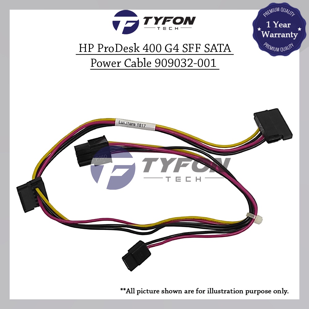 HP ProDesk 400 G4 SFF MT SATA Power Cable 909032001 (Refurbished