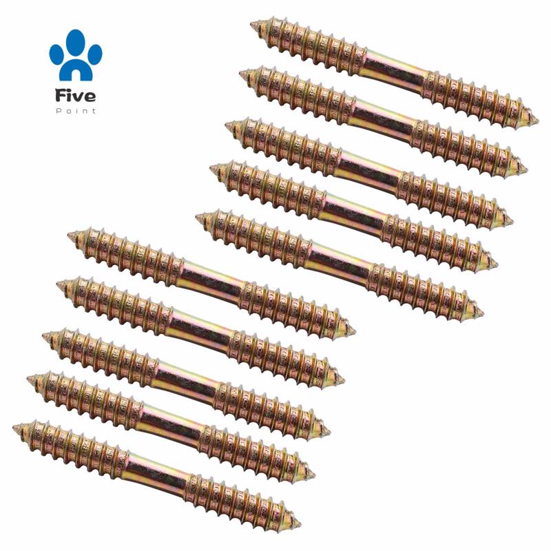 M8 x 70mm Double Ended Wood to Wood Furniture Fixing Dowel Screw 10Pcs Shopee Malaysia