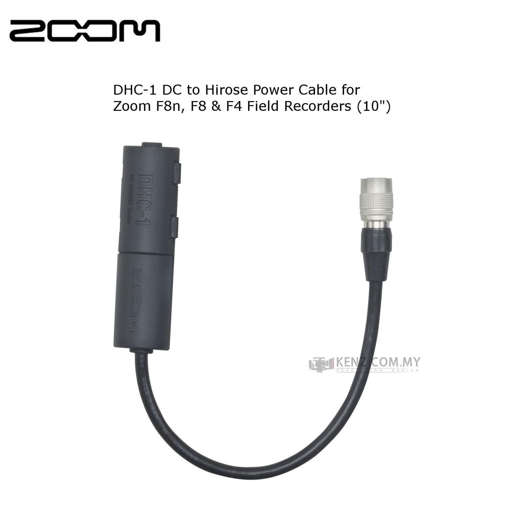 Zoom DHC1 DC to Hirose Power Cable for Zoom F8n, F8 & F4 Field