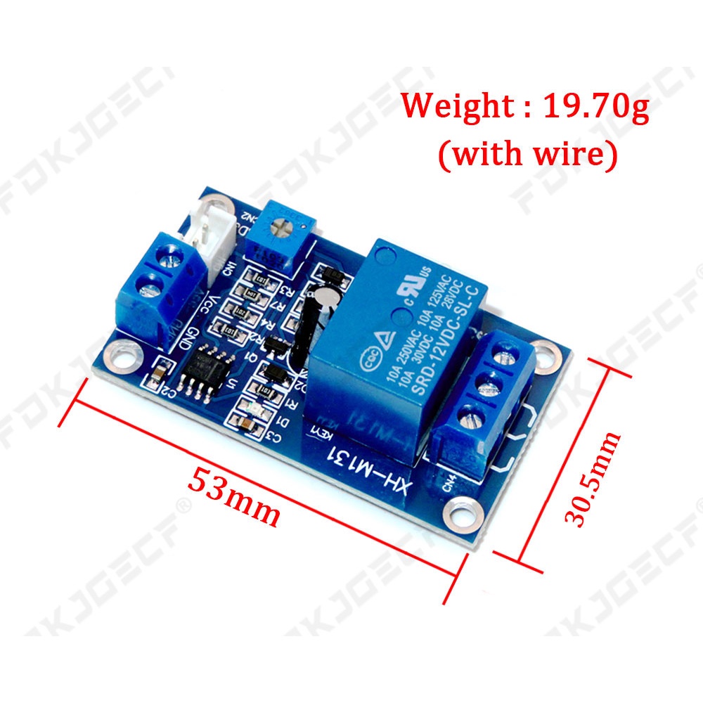 XH-M131 DC 5V / 12V Light Control Switch Photoresistor Relay Module ...