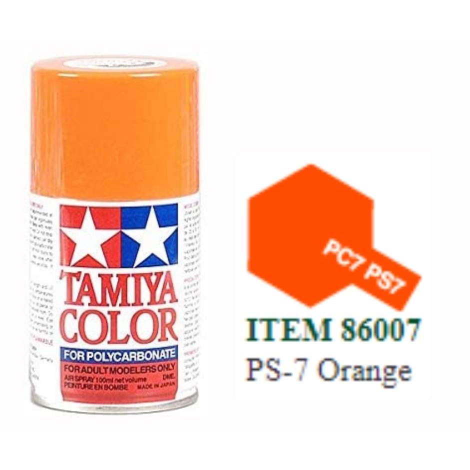 TAMIYA PS Spray Paint Various Colour PS1-PS20 , for Polycarbonate ...