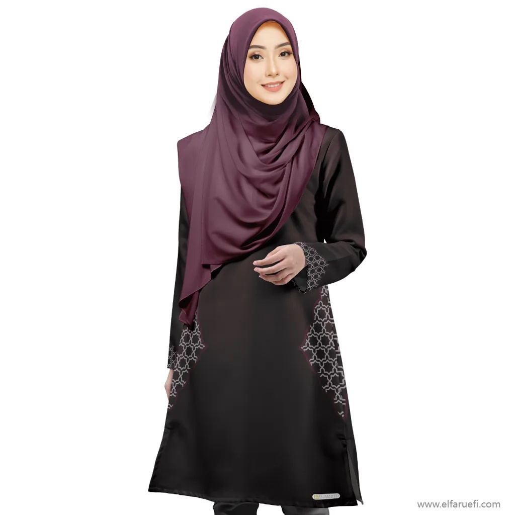 Jersey Muslimah Tshirt Black Women Muslimah Jersi Muslimah Malaysia ...