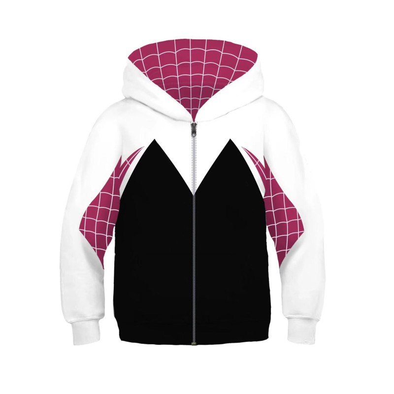 Spiderman Costume For Kids Miles Morales Costume Jacket Boy Spider Gwen Stacy Costume Shopee Malaysia