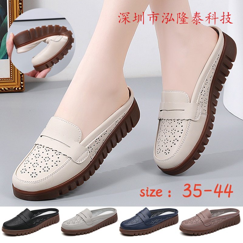 Fashion Flat Shoes Leather Loafers Boat Shoes Casual Women Shoes