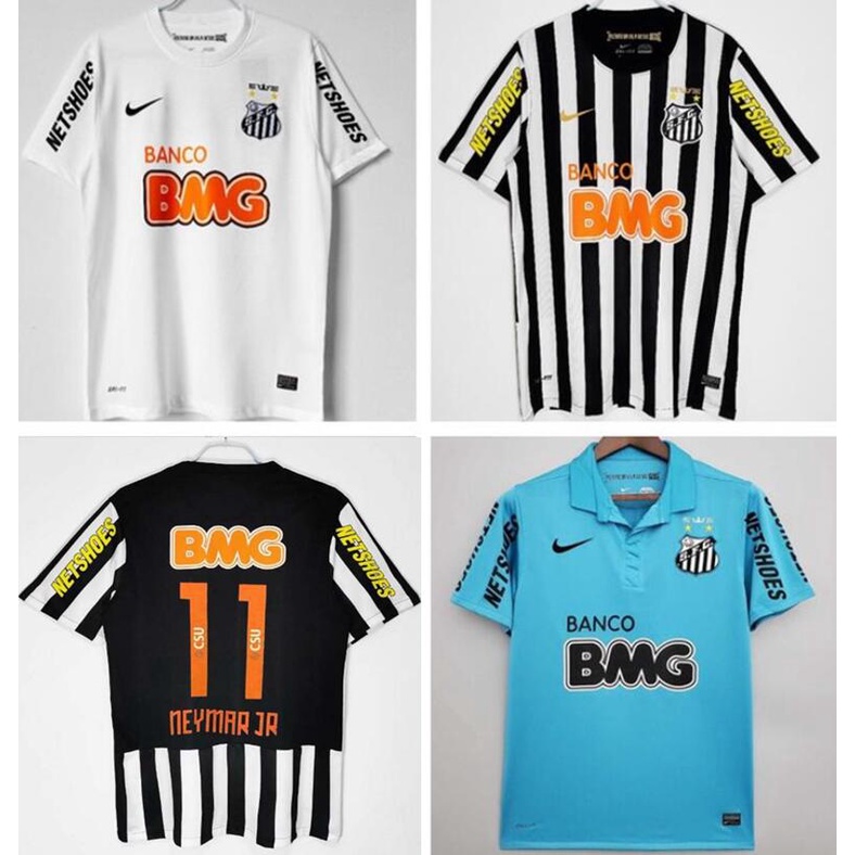 2012 Retro Santo Home Away Third NEYMAR JR Football Shirt 2012 2013