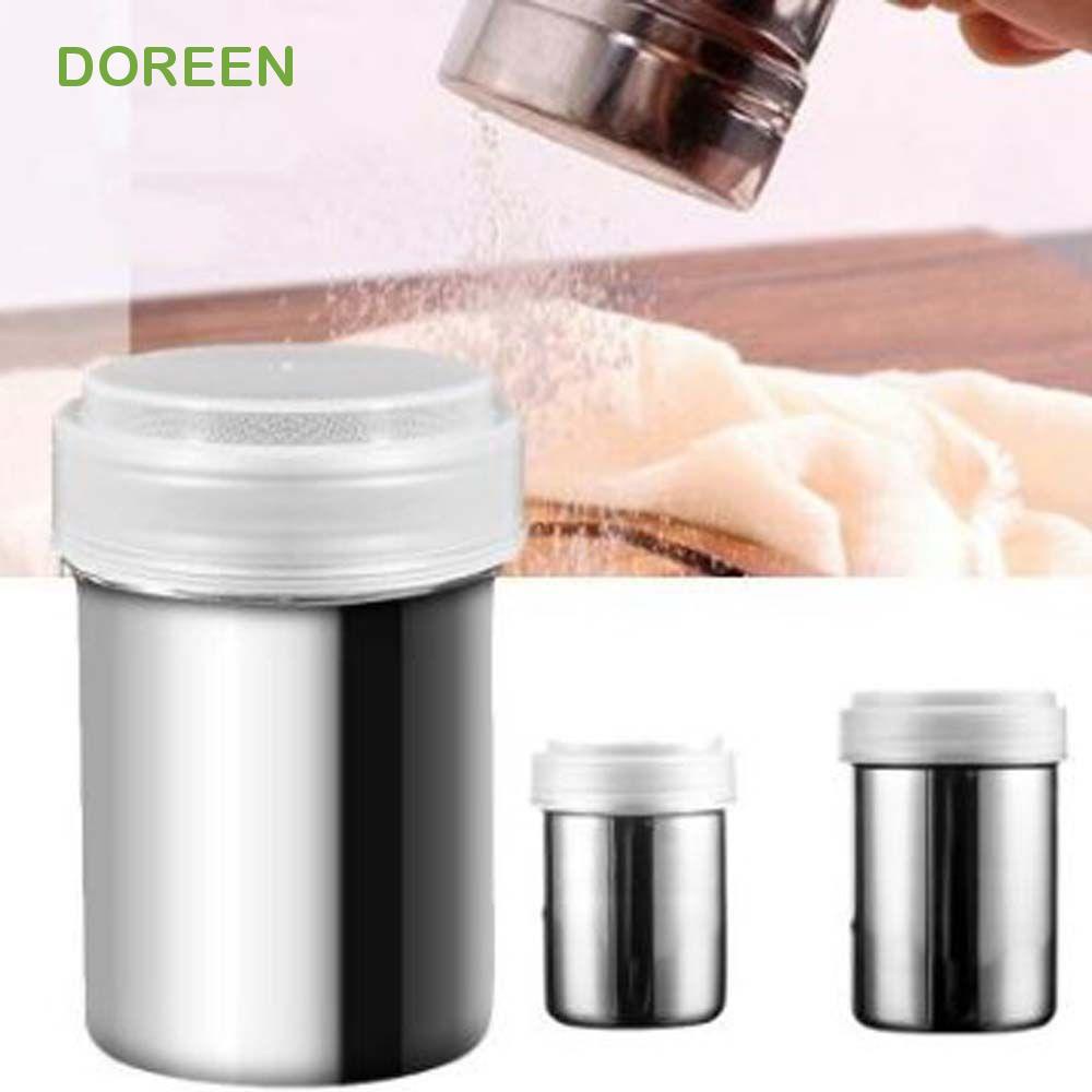 Flour Sifter Stainless Steel Sifter For Baking Double Layer Fine Mesh