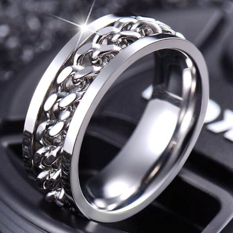 316L Black ring Men ring for Male Jewelry boss Ring couple cincin hitam ...