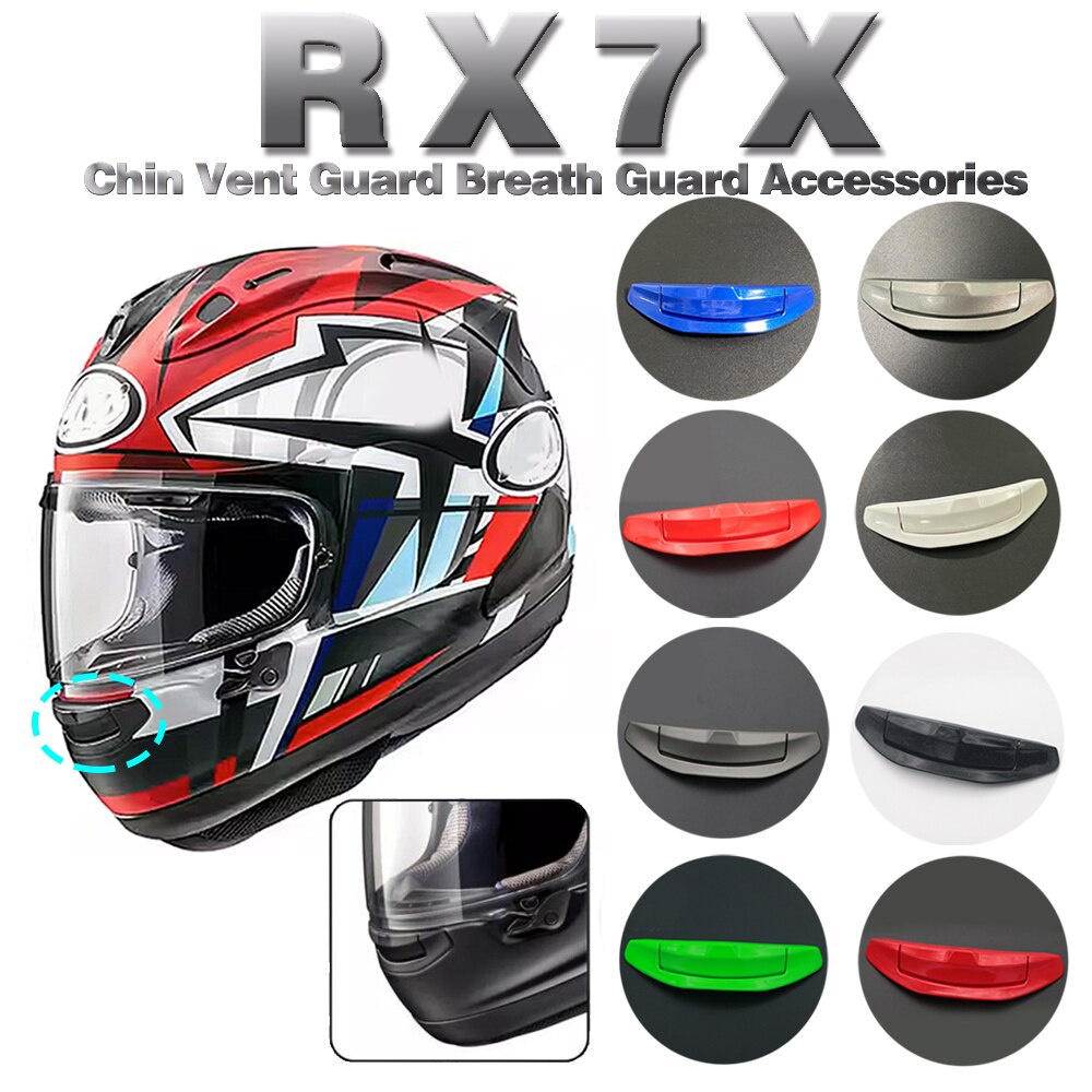 For RX7X RX7X Motorcycle Helmet Accessories Chin Vent Guard Breath