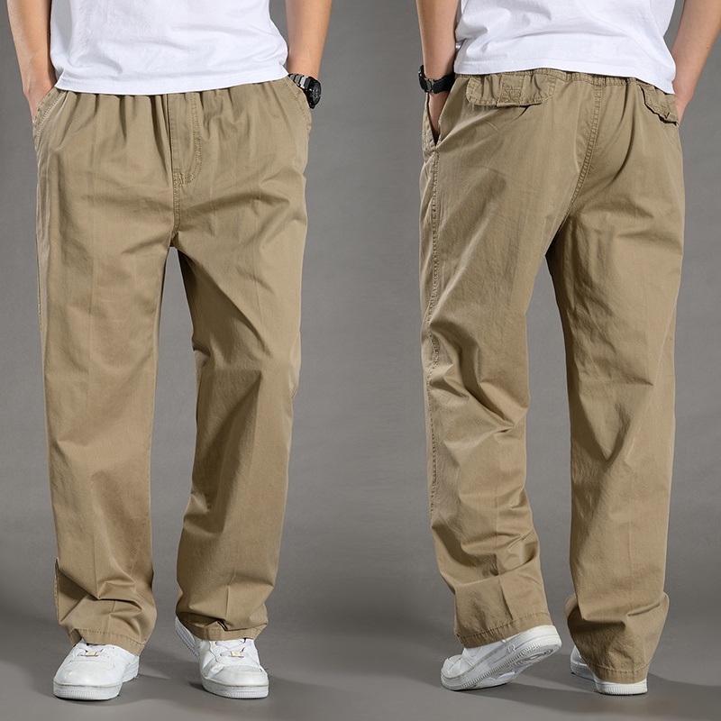 【From Perak】ProMan Long Pants Male Five Colorsm-4Xl Pure Cotton Men's ...