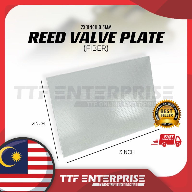 RACING REED VALVE PLATE (FIBER) UNIVERSAL 2X3 INCH 0.5MM | Shopee Malaysia