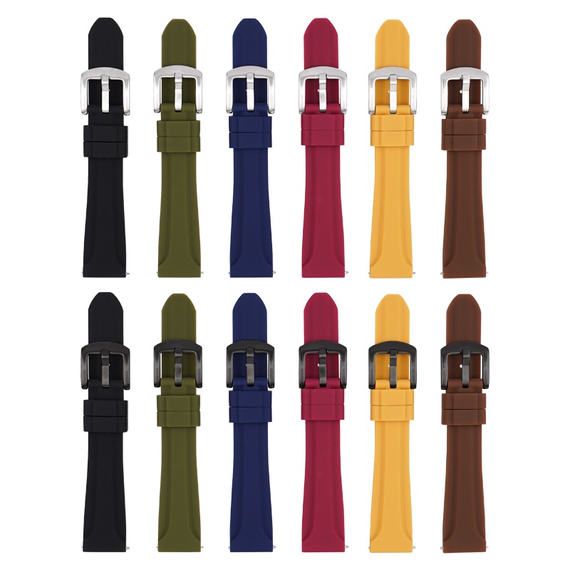 Elastic Silicone Watch Strap Quick Release Rubber Watch Band Bracelet