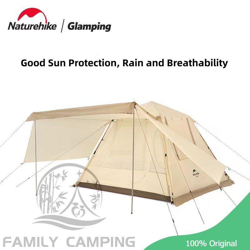 Naturehike Ango 4 Waterproof Outdoor Camping Picnic 210T UPF50+ Automatic  Tent | Shopee Malaysia