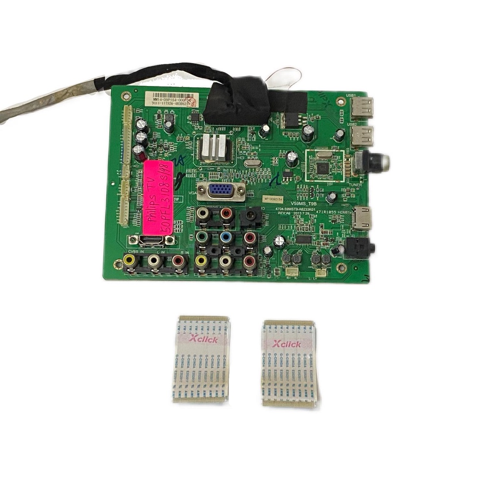 Original Main board + Ribbon For LED TV Philips 50PFL3108S/98 | Shopee ...