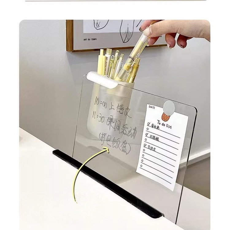 Deskside Note Board Work Position Handy Tool Desktop Memo Prompt Board