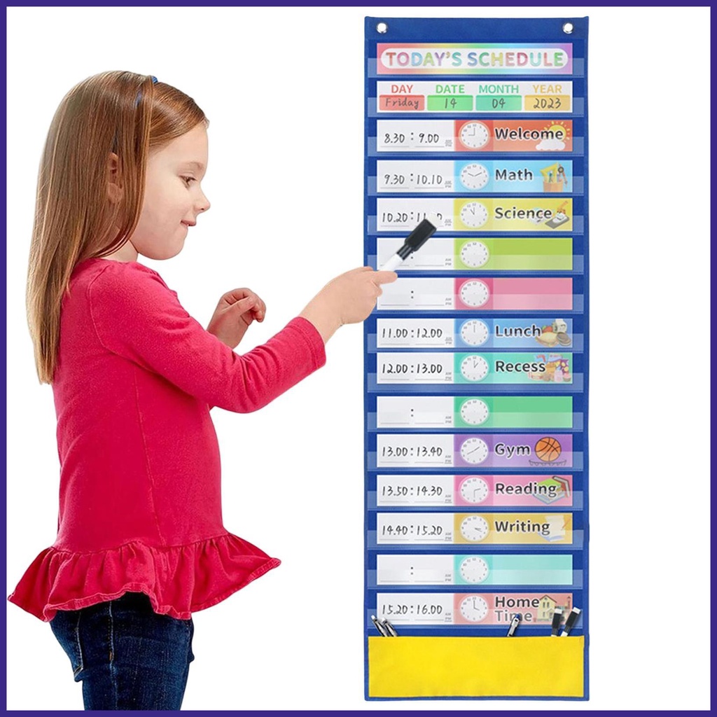 daily-schedule-pocket-chart-151-classroom-schedule-with-dry-erase-pens