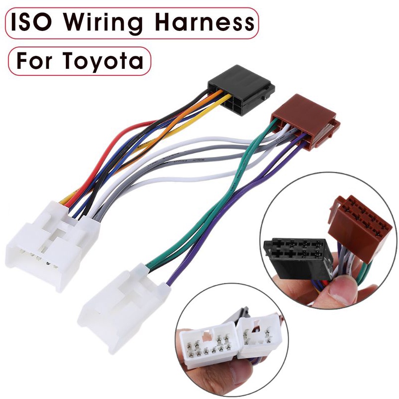 Car Stereo Radio Harness ISO Radio Wiring Harness Connector Plug
