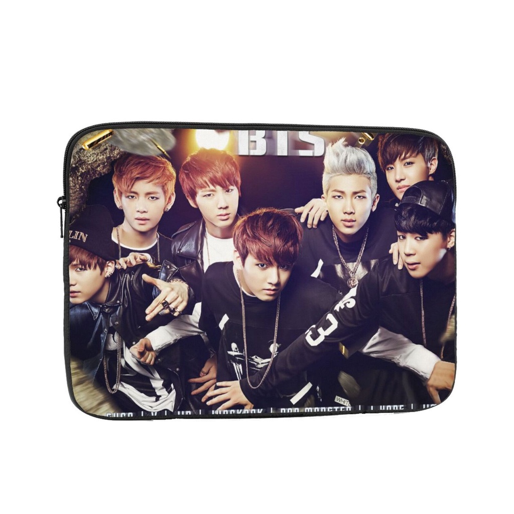 BTS Laptop Bag 10 17 Inch Laptop Protective Case Waterproof Shockproof Portable Laptop Bag Shopee Malaysia