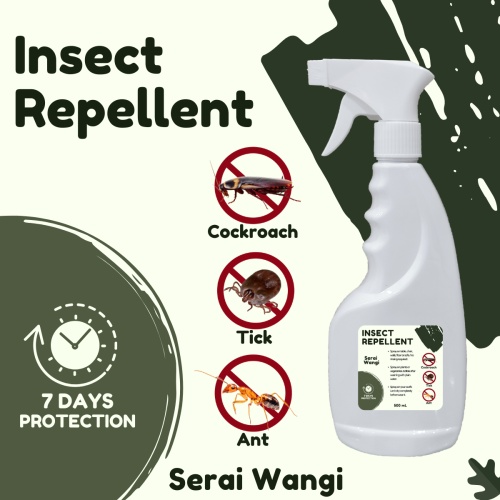 Insect Spray Repellent Serai Wangi Penghalau Serangga Organik | Shopee ...