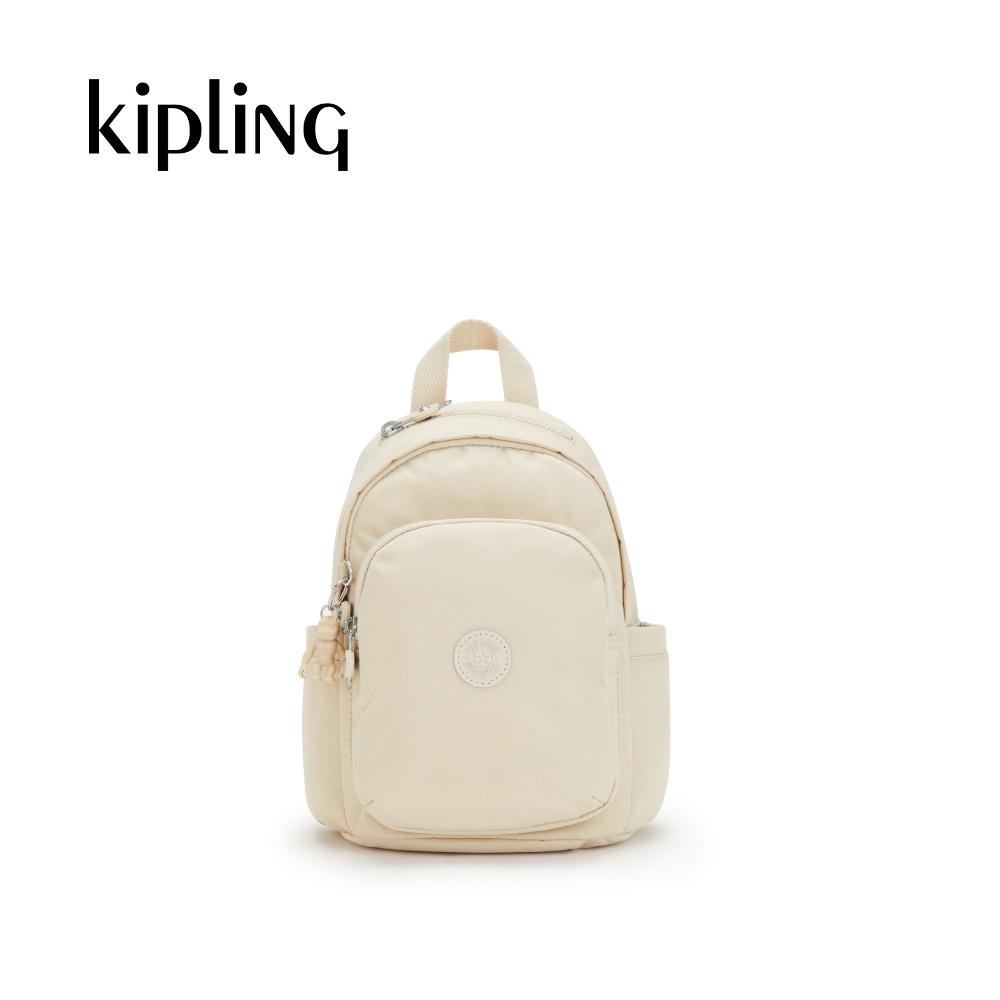 Kipling DELIA MINI Dynamic Ivory T Backpack | Shopee Malaysia