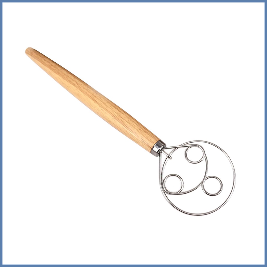 Danish Dough Hook Danish Bread Whisk Dough Stirrer Won't Clog Open Hook