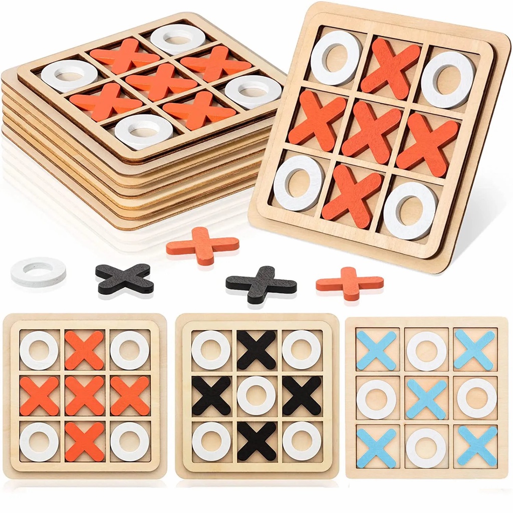 Intellectual XO Board Game / Creative TicTacToe Game / Brain Training