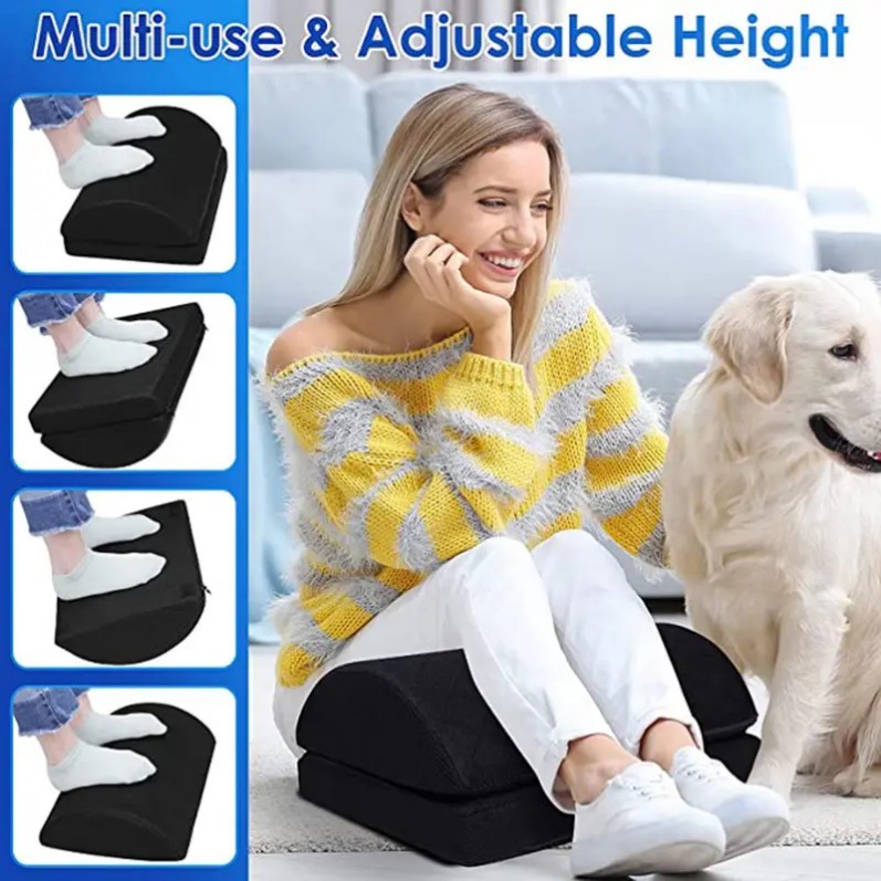 Foot Rest Semicircle Foot Rest Pad Slow Rebound Leg Pad Office Pregnant ...