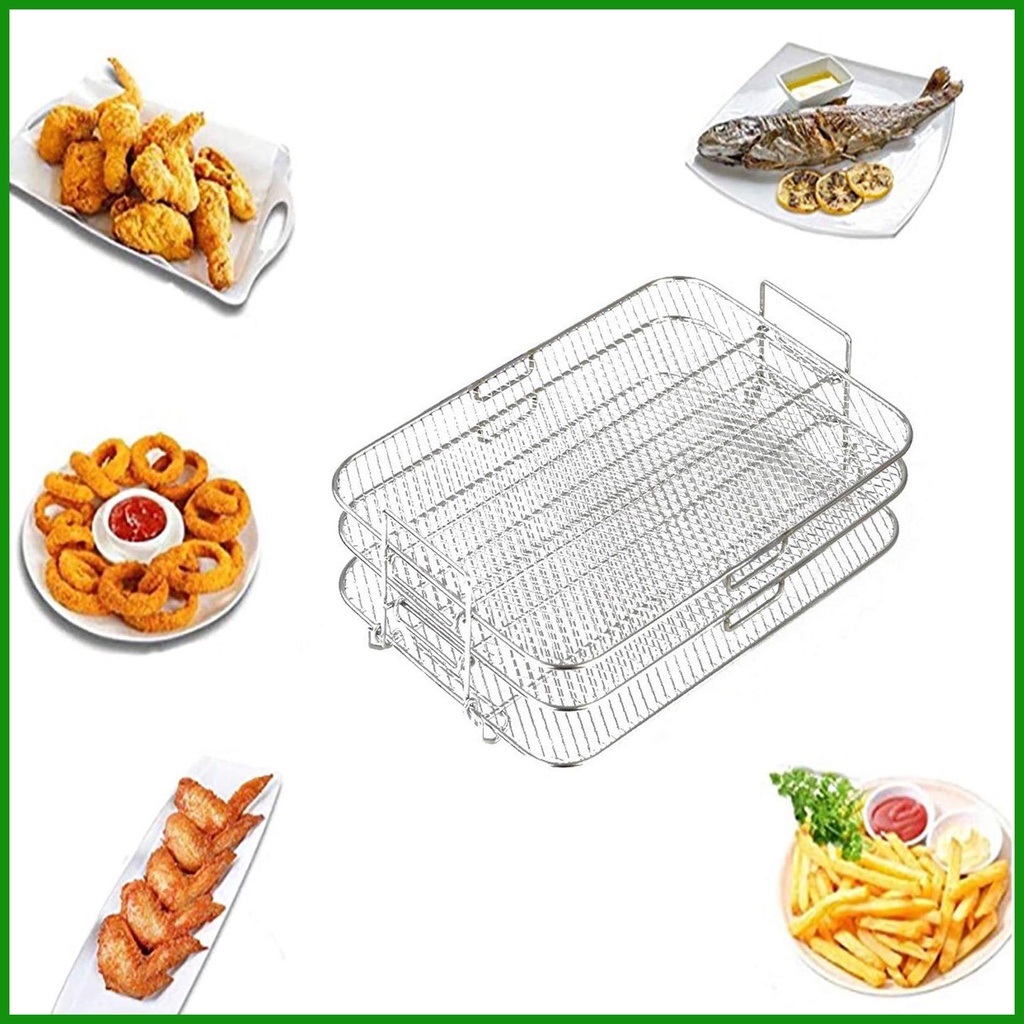 304 Stainless Steel Air Fryer Rack forNinja Air Fryer Multi Layer